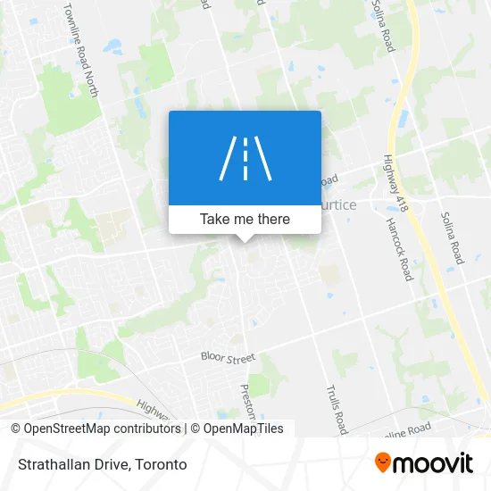 Strathallan Drive map