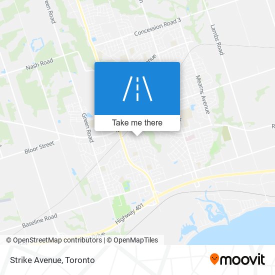 Strike Avenue map