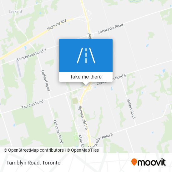 Tamblyn Road map