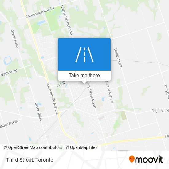 Third Street map