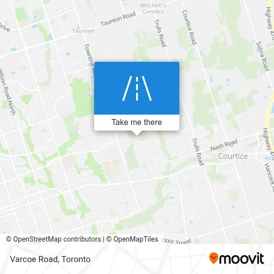 Varcoe Road map