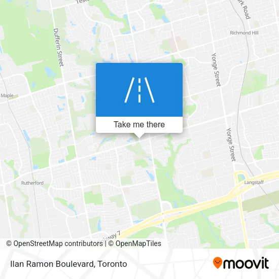 Ilan Ramon Boulevard map