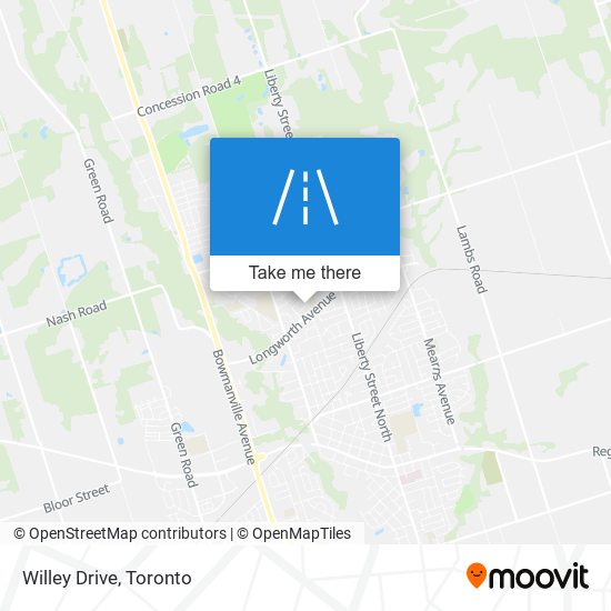 Willey Drive map