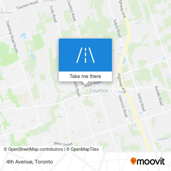 4th Avenue map