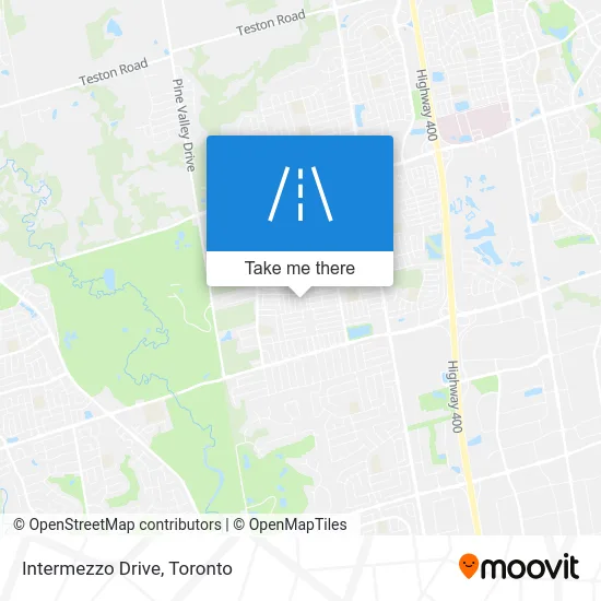 Intermezzo Drive map