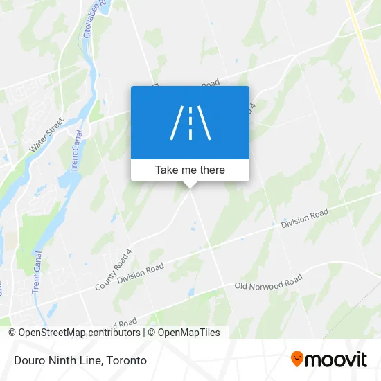 Douro Ninth Line map