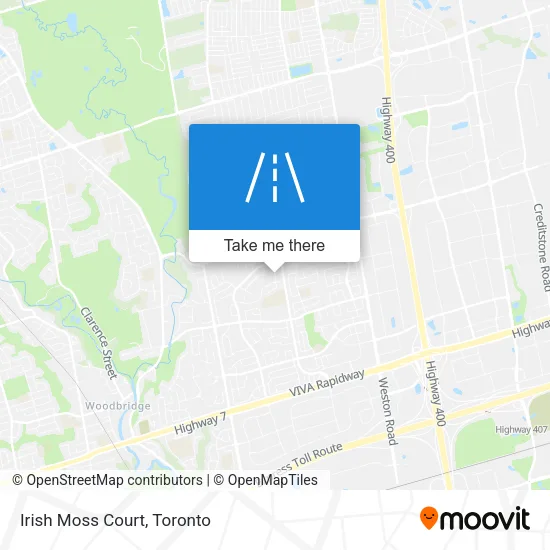 Irish Moss Court map