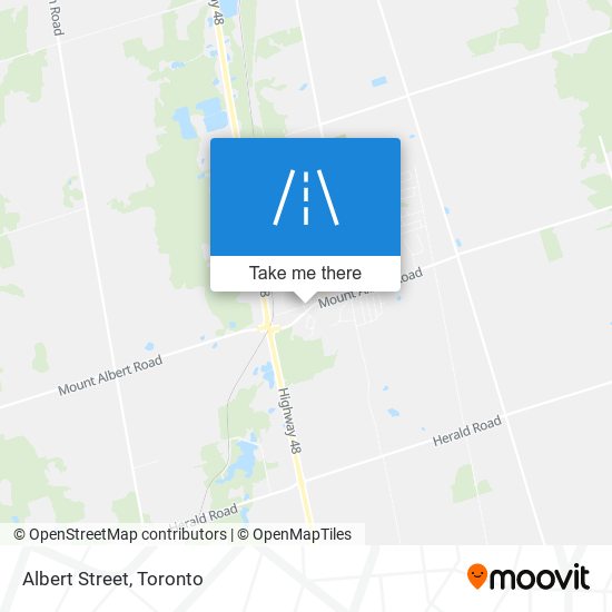 Albert Street map