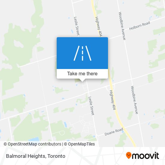 Balmoral Heights map