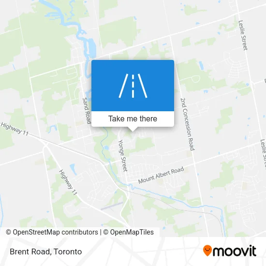 Brent Road map