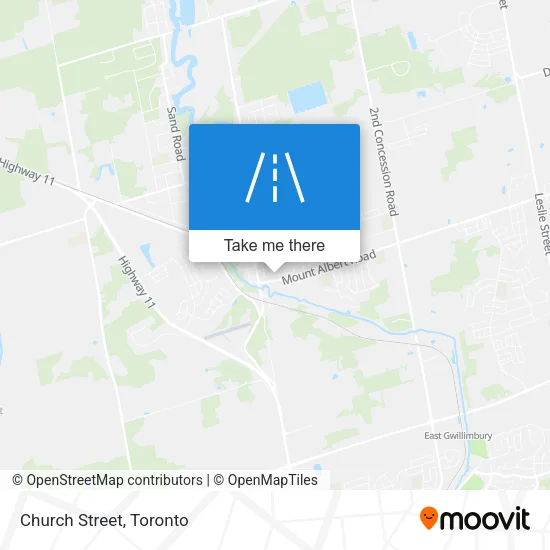 Church Street map