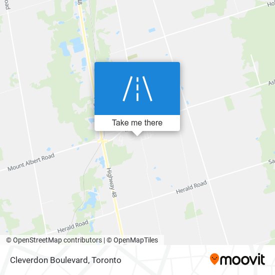 Cleverdon Boulevard map