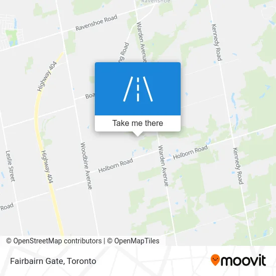 Fairbairn Gate map