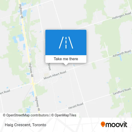 Haig Crescent map