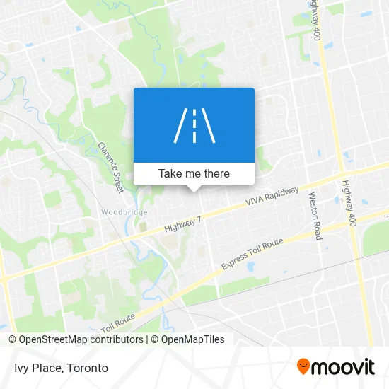 Ivy Place map