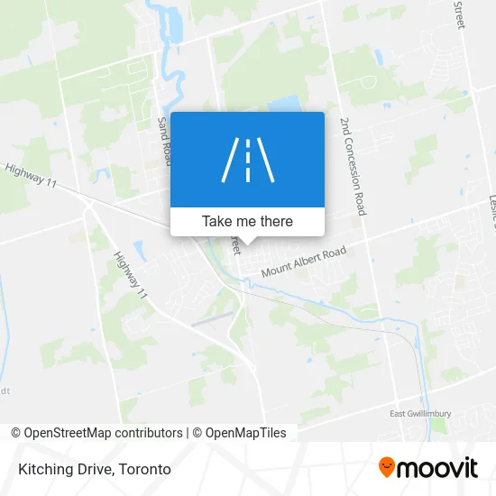 Kitching Drive map