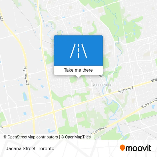 Jacana Street map
