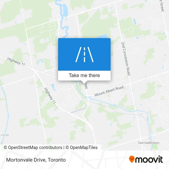 Mortonvale Drive map