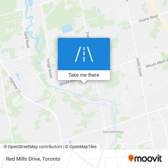 Red Mills Drive map