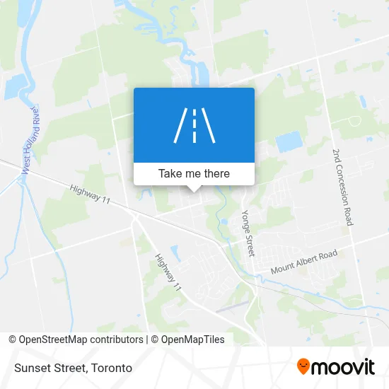 Sunset Street map