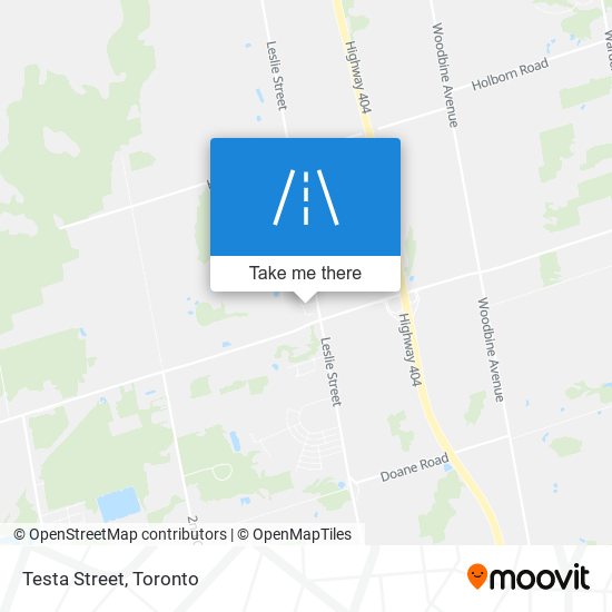 Testa Street map