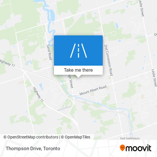 Thompson Drive map