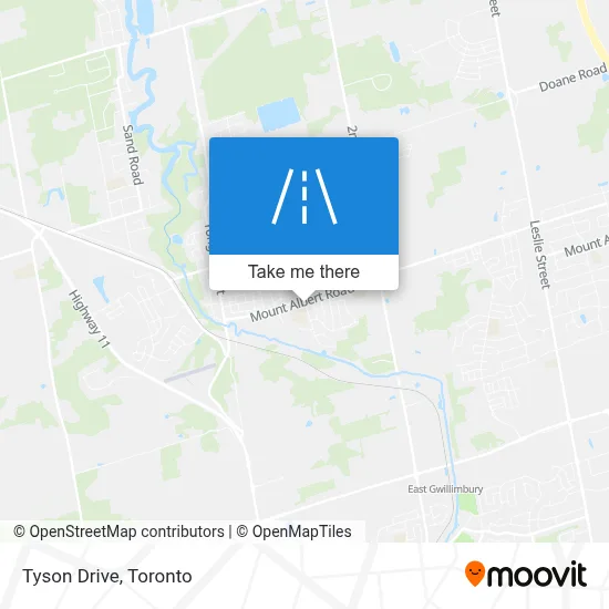 Tyson Drive map