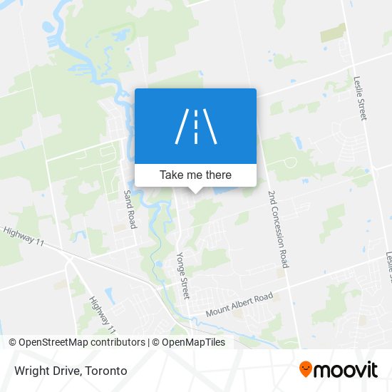 Wright Drive map