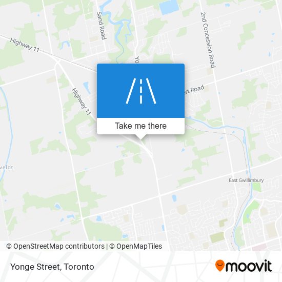 Yonge Street map