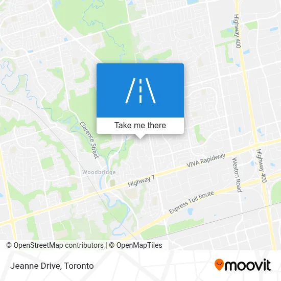Jeanne Drive map
