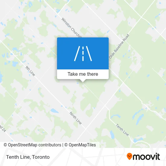 Tenth Line map