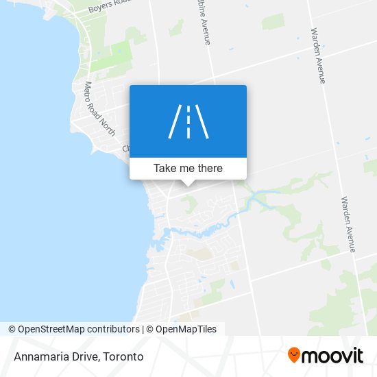 Annamaria Drive map