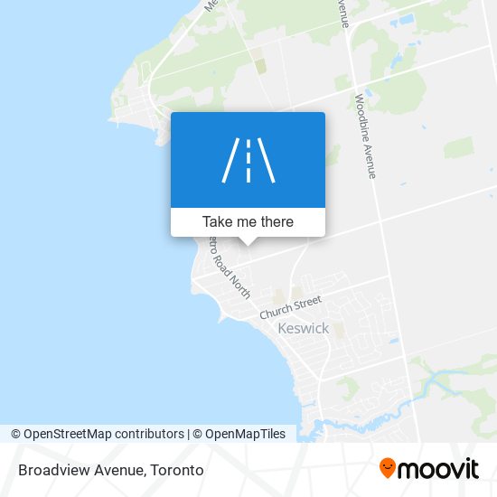 Broadview Avenue map