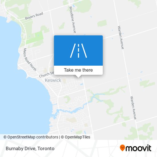 Burnaby Drive map
