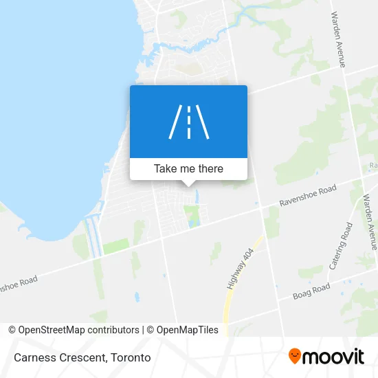 Carness Crescent map