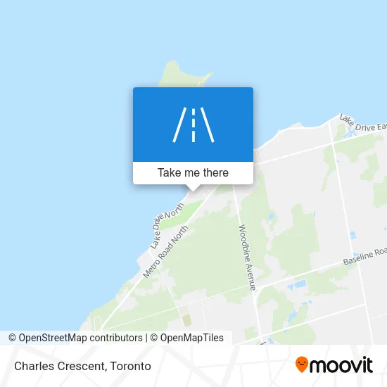 Charles Crescent map