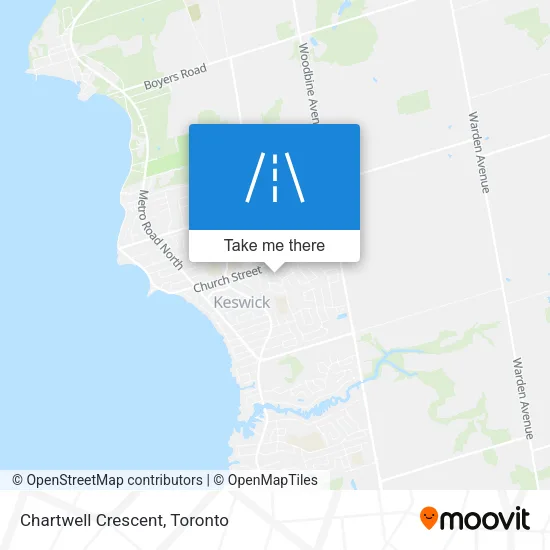 Chartwell Crescent map