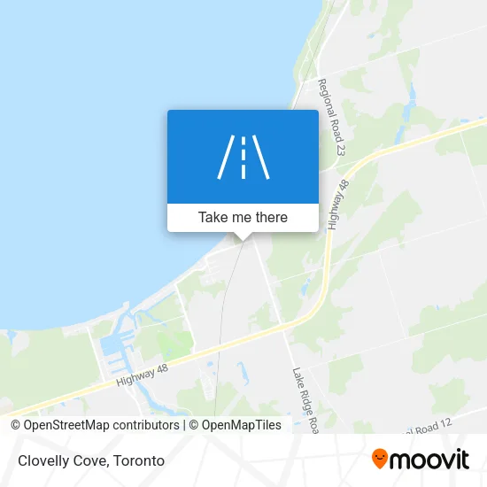 Clovelly Cove map