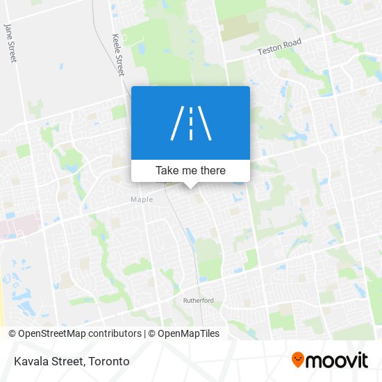 Kavala Street map