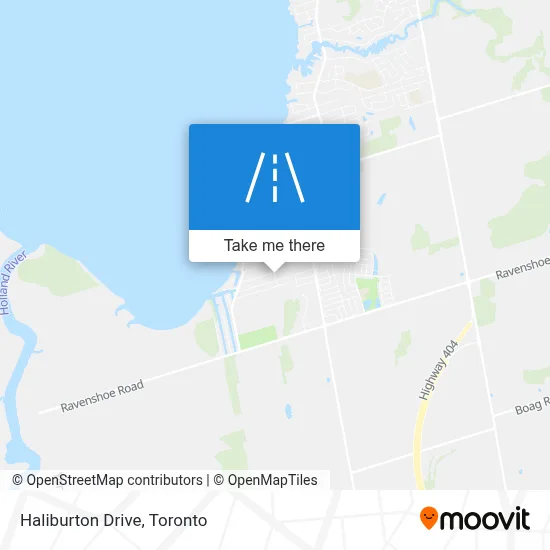 Haliburton Drive map