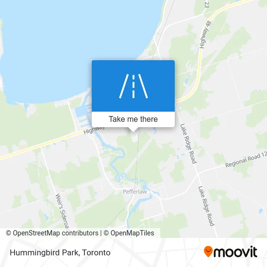 Hummingbird Park map