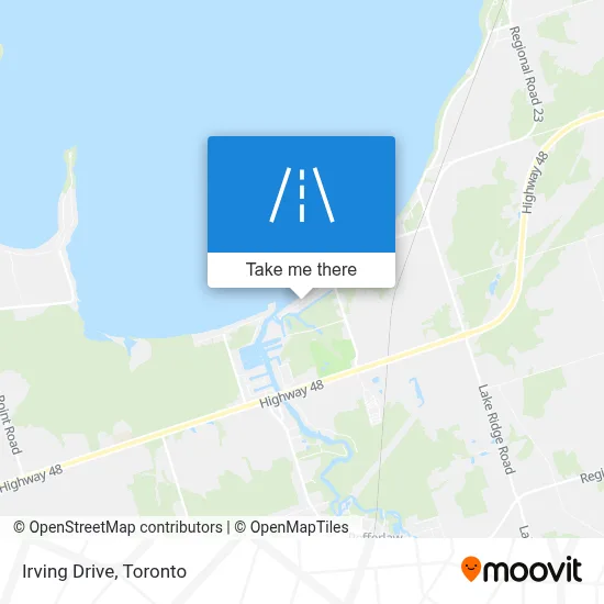 Irving Drive map