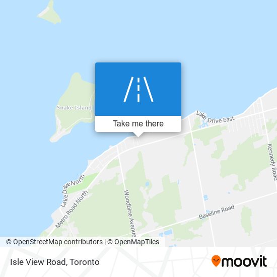 Isle View Road map