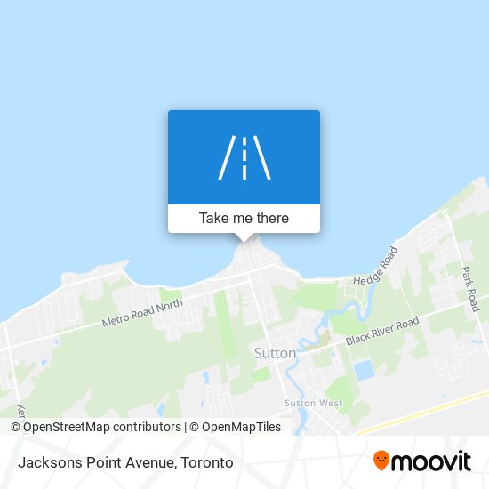 Jacksons Point Avenue map