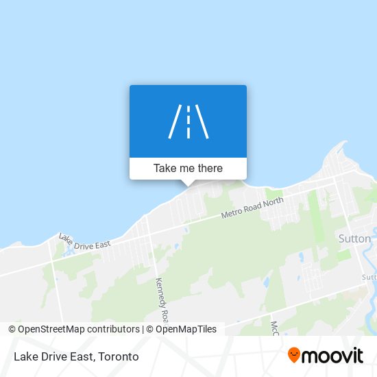 Lake Drive East map