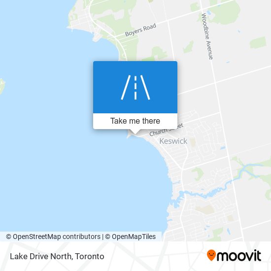 Lake Drive North map