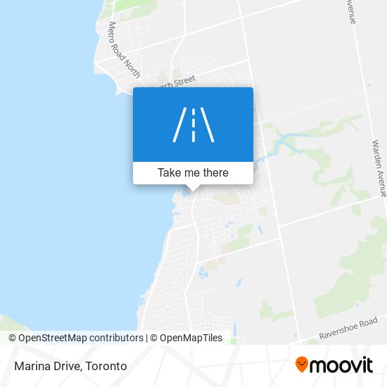 Marina Drive map