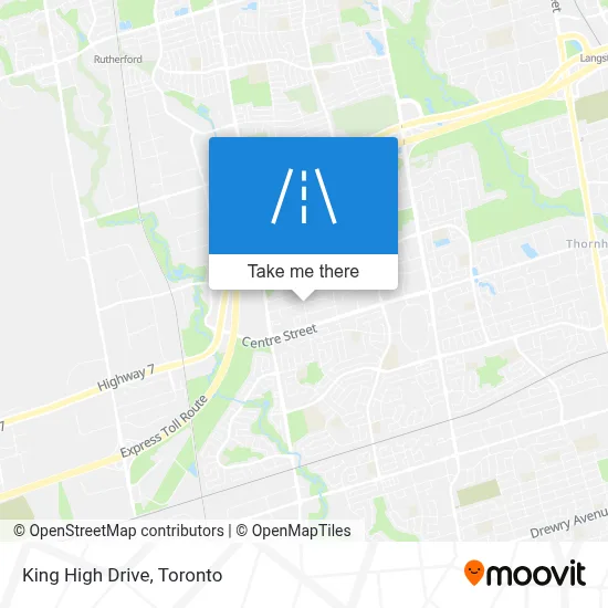 King High Drive map