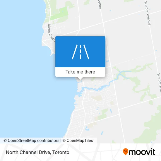 North Channel Drive map