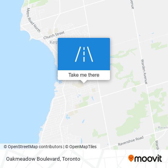 Oakmeadow Boulevard map